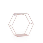 Hexagon Shaped Wall Mount Shelf Shelf