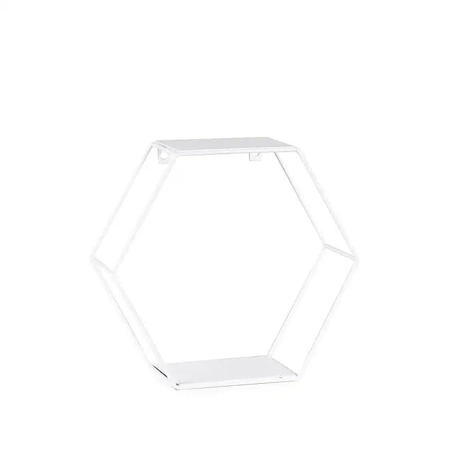 Hexagon Shaped Wall Mount Shelf Shelf