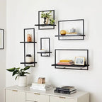 Set Of Five Wall Mount Shelf
