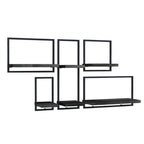Set Of Five Wall Mount Shelf