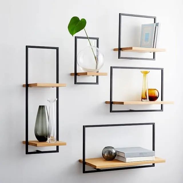 Set Of Five Wall Mount Shelf