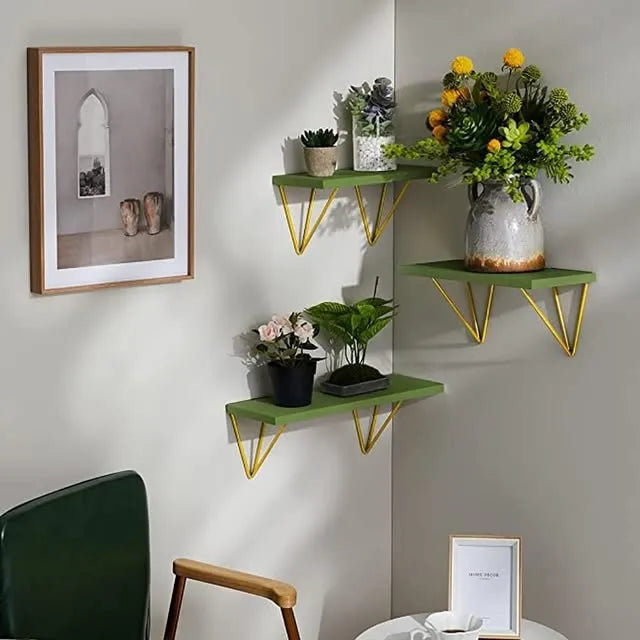 Set of Three Wall Mount Shelf