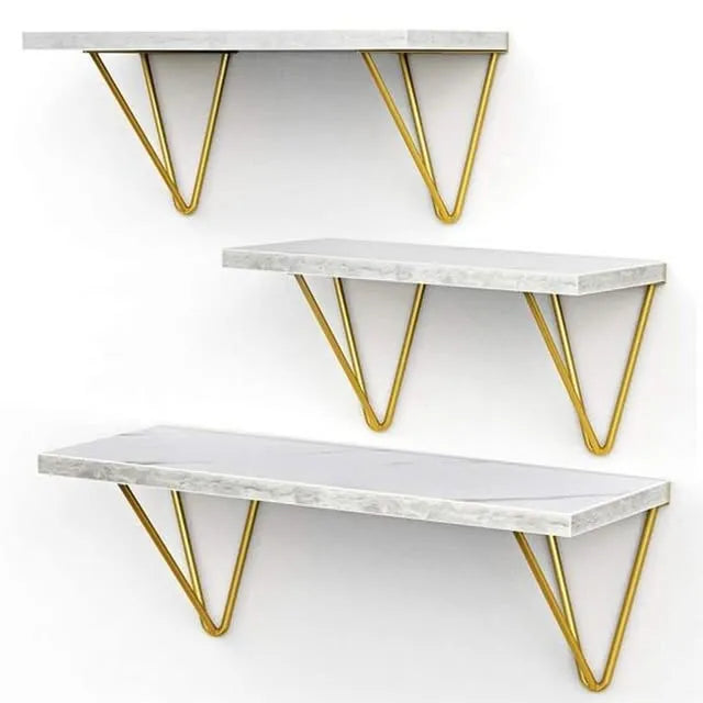 Set of Three Wall Mount Shelf
