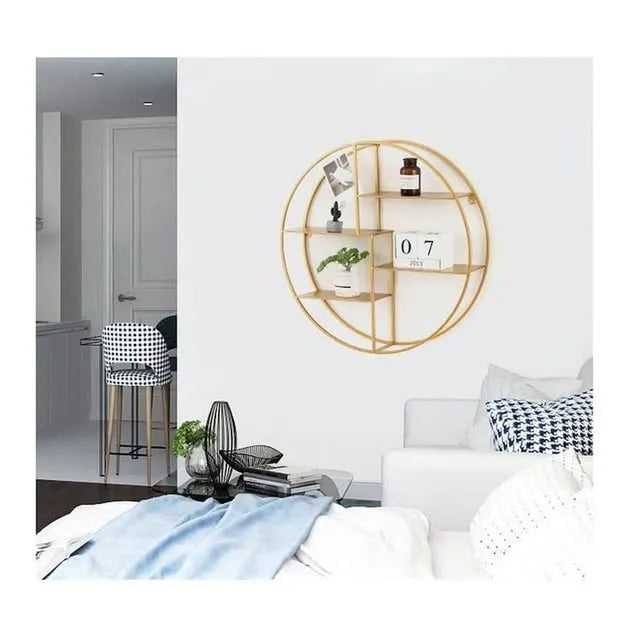 Round Shaped Wall Mount Shelf