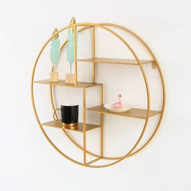 Round Shaped Wall Mount Shelf