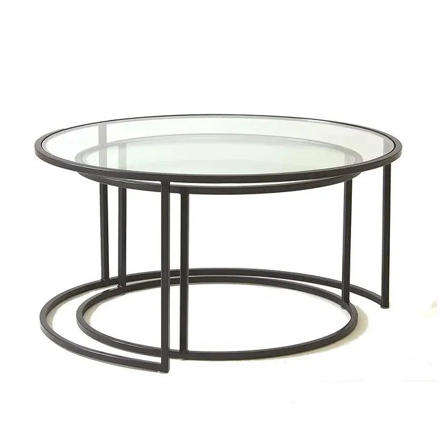 Round Shaped Nesting Table Coffee Table