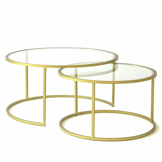 Round Shaped Nesting Table Coffee Table