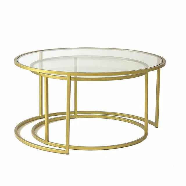 Round Shaped Nesting Table Coffee Table
