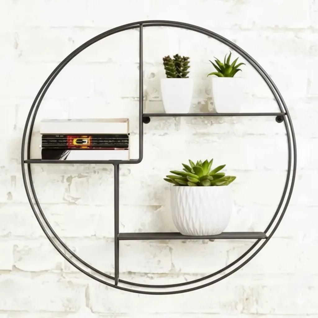 Round Shaped Wall Mount Shelf