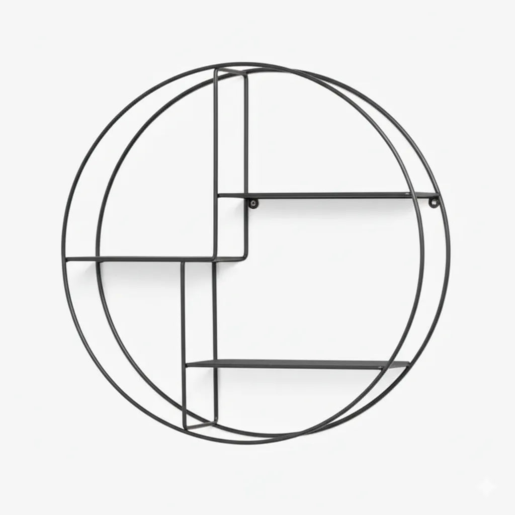 Round Shaped Wall Mount Shelf