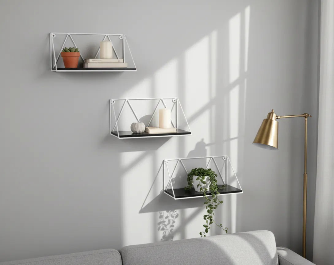 Rectangular shelf Set of Three